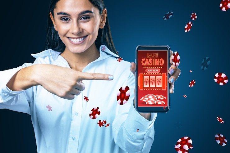 Navigasi mobile hiburan online yang rapi